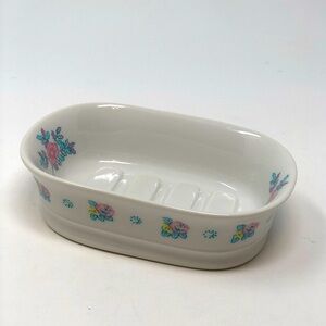 VINTAGE Elizabeth Arden Cottage-core Sweet Flower Soap Dish made in Japan